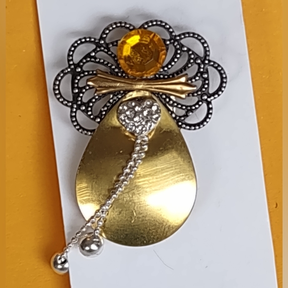 November Birthstone Angel Pin - Picture 5 of 6